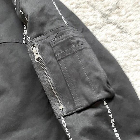 BOY LONDON Boy Utility Bomber Jacket Black Size M - Picture 9 of 12